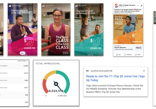 YMCA Membership Drive campaign