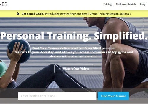 Find your trainer.