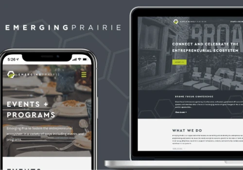 Website Design for Emerging Prairie