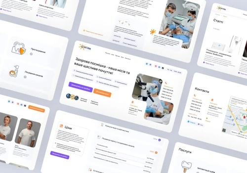 Corporate website for Dental Clinic