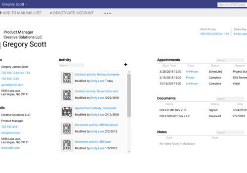 CRM Integration
