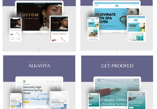 4 Different Custom Websites