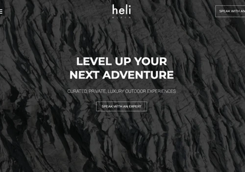 Design and development of luxury adventure website