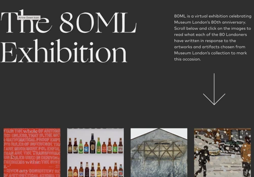 Museum of London - 80ML Exhibit - Web Project
