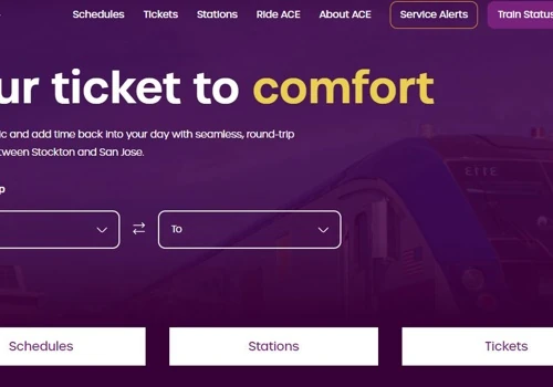 Website redesign for AceRail