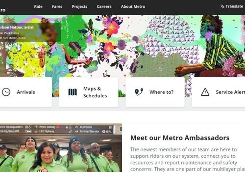 Website Modernization for the LA Metro