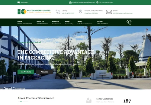 Khatema Fibres Limited Website