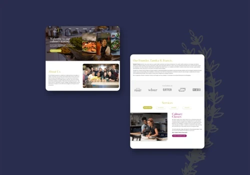 Food & Folklore Branding and One Page Website