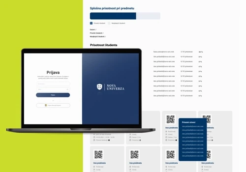 Attendance system for students and professors