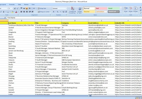 IT Managers Leads