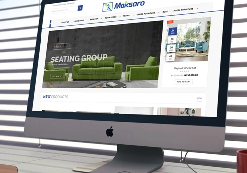 ecommerce website for maksaro
