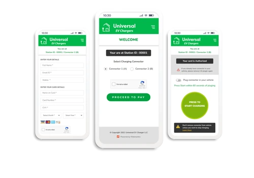 Web Based EV Charging Application