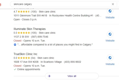 Local SEO - GMB listing