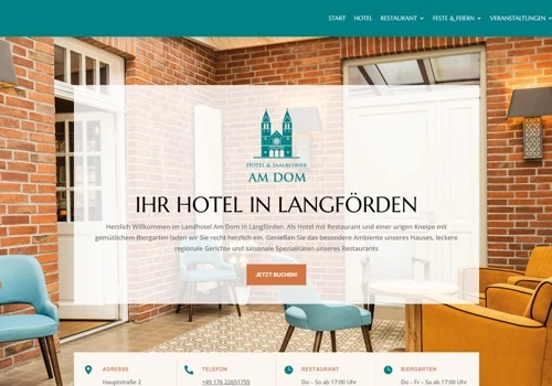 Hotel website
