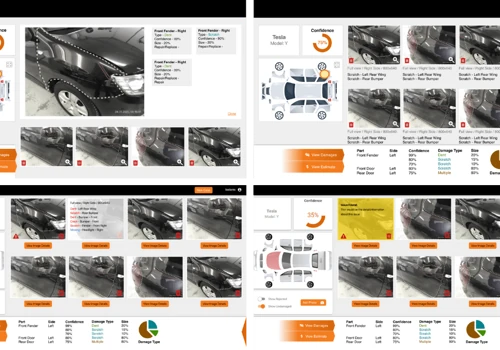 Auto Damage Detection App with Java, React, and AI