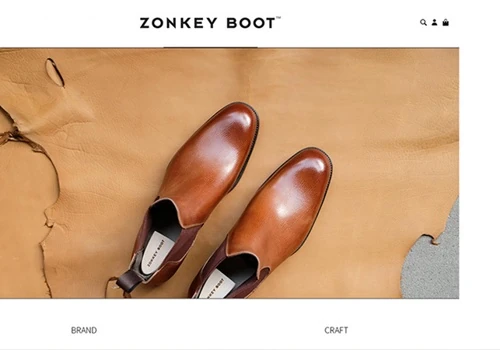 The face of a high-end men’s shoe brand, Zonkey Boot
