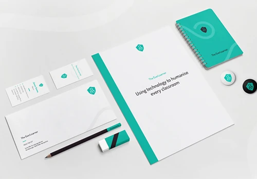 Branding for The EverLearner, the voice of the modern education