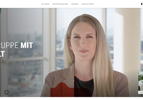 Vienna Insurance Group Website Relaunch