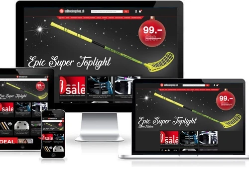 Unihockeyshop - E commerce portal for Hockey sport