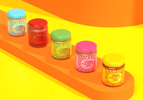 Nikki Nutty Sauces - Sauce Label Design