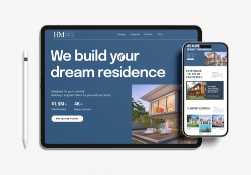 Stunning Website for a Real Estate Developer