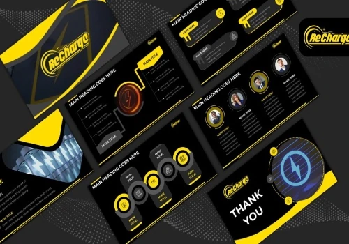 Corporate Recharge Pitch Deck Design