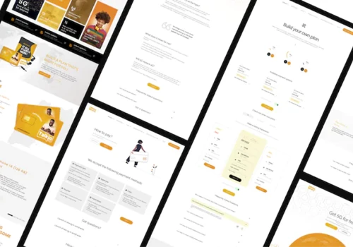 Talkio Mobile Website Design