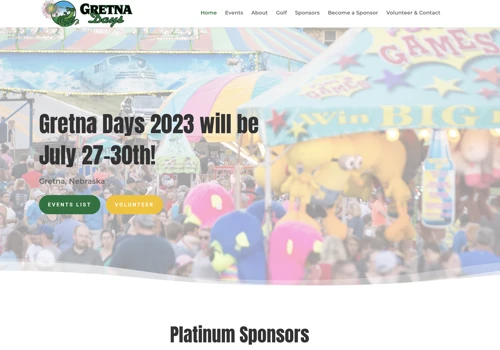 New Website for Gretna Days
