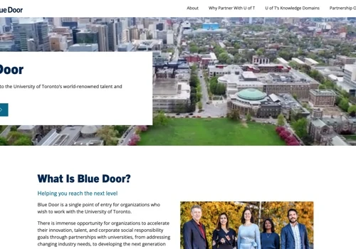WordPress - U of T Blue Door