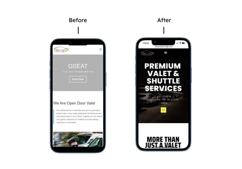 Website Redesign: Open Door Valet