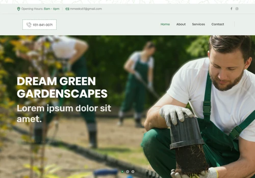 Dream green gardenscapes