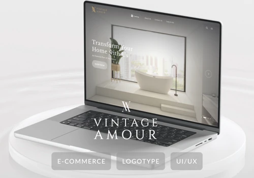 Vintage Amour | UI/UX | E-Commerce & Logotype