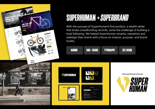 Superhuman Bikes Rebrand & Web Design