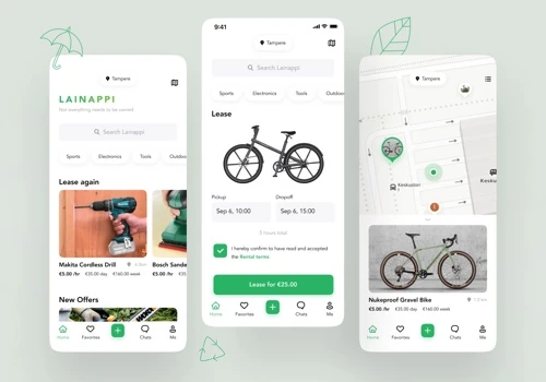Lainappi – Mobile App for Renting Household Items