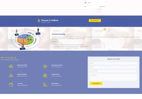 EduMasters Website Development