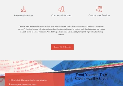 Ironing Hub Website