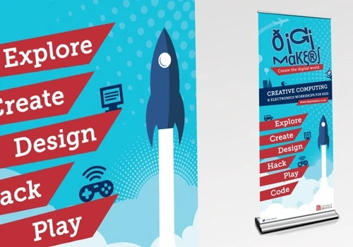 Digimakers Rollup Banner Design