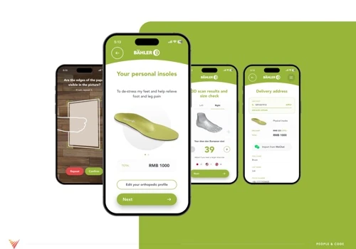 Bähler - Mobile app, CMS