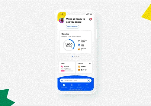 MyFitness Pal App Design