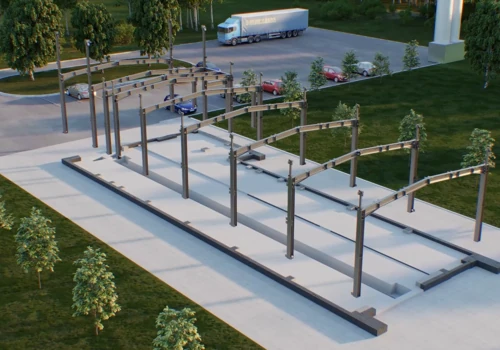 Innovative 3D Animation for Car Wash Construction