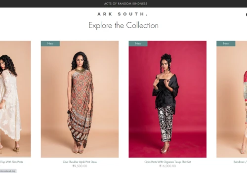 E commerce solution for Fashion brand - Arc South