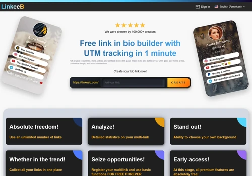 LinkeeB — Bio Link SaaS with Analytics