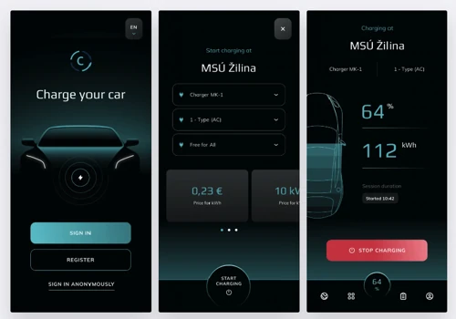 Charging Electric EV Cars