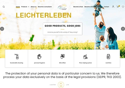 Leichterleben - WordPress Website