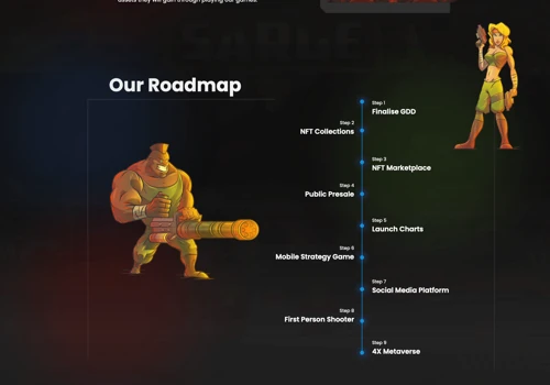 NFT Metaverse Landing page