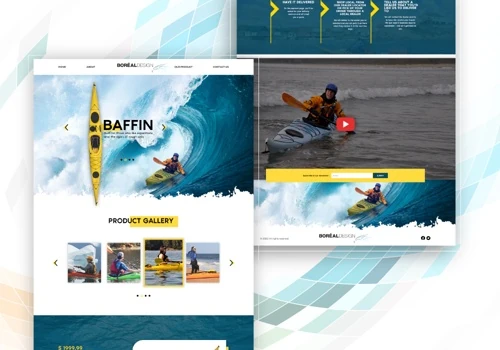 Modern Sea Kayak Website Design & Development