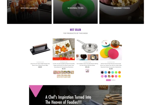 Cooking Website UI/UX Design Services
