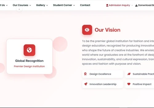 Website & Student Management System for IDT Educat