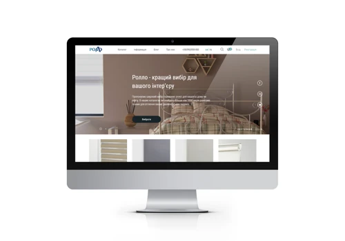 E-commerce web site development of window blinds