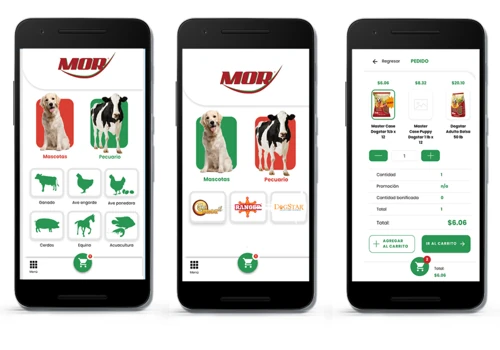 Mobile App to streamline customer's order process